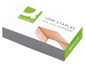 AGRAFES Q-CONNECT GALVANIZADOS, CAIXA1000. -  N. 10
