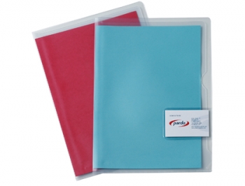CAPA DOSSIER EM PLASTICO SEMI-RIGIDO INCOLOR.