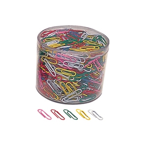 CLIPS N. 2, 33 MM, CAIXA 1000 UNIDADES - CORES SORTIDAS