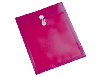 BOLSA PORTA DOCUMENTOS BEAUTONE, TIPO SACO, A4 VERMELHO;AZUL;CRISTAL;VERDE