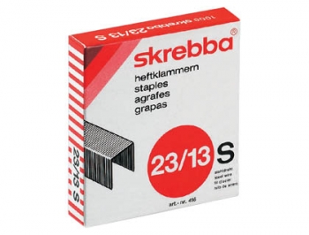AGRAFES SKREBBA. CAIXA 1000. - ACO ESPECIAL - N. 23/13S