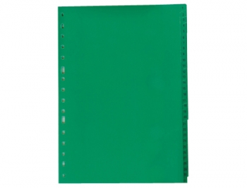 SEPARADOR NUMERICO 1-31 DE PLASTICO, FORMATO FOLIO