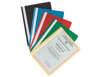 PASTA DOSSIER Q-CONNECT EM PLASTICO FASTENER EM PLASTICO, A4, PRETO;AMRELO;AZUL;BRANCO;CINZENTO;VERMELHO;VERDE EMB. 25UN.