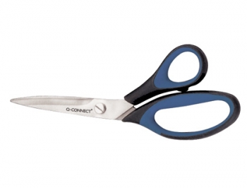 TESOURA PARA ESCRIT. Q-CONNECTEM BLISTER, 9' (230 MM)