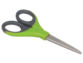 TESOURA Q-CONNECT MANGO CAUCHO 7" 17 CM BLISTER