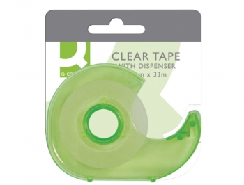MINI DESENROLADOR Q-CONNECT PARA FITAS DE 19MMX33M CX. 10UN.