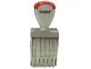 NUMERADOR MANUAL CLASSICO TRODAT, 6 BANDAS - 7 MM.