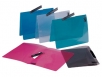 PASTA DOSSIER BEAUTONE COM CLIP LATERAL, A4, CRISTAL;AZUL;PRETO;VERMELHO;VERDE