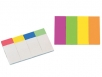 BANDAS SEPARADORAS Q-CONNECT, PACK DE 4 CORES, FLUORESCENTES 