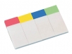 BANDAS SEPARADORAS Q-CONNECT TRANSP. E COR, PACK DE 4 COM 40 FOLHAS