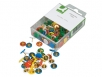 PIONESES COR Q-CONNECT, CAIXA 120 UNIDADES, CORES SORTIDAS