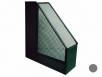 PORTA REVISTAS Q-CONNECT METALICO, PRATA;PRETO