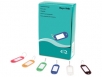 CHAVEIRO PORTA-ETIQUETAS Q-CONNECT BRANCO CAIXA 100 UNIDADES