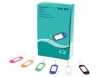 CHAVEIRO PORTA-ETIQUETAS Q-CONNECT PRETO CAIXA 100 UNIDADES