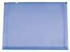 BOLSA DOSSIER LIDERPAPEL C/FECHO ECLAIR A5 TRANSPARENTE;AMARELO;AZUL;VERMELHO EMB. 10UN.
